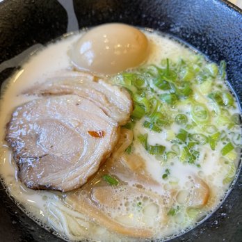 Ghost Ramen - Tonkotsu. It looks nice in photos but it's a bit too salty and lacks umami. - Ramen Near Me - Victoria, British Columbia