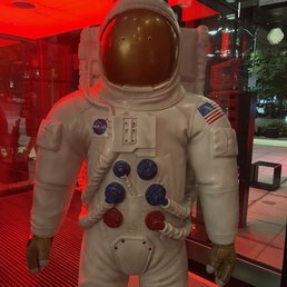 a mannequin dressed in a space suit a mannequin dressed in a space suit
