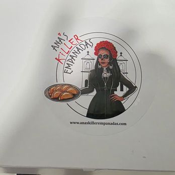 Ana’s Killer Empanadas - A unique (and frightening) logo for the business. - Empanadas Near Me - Delray Beach, Florida