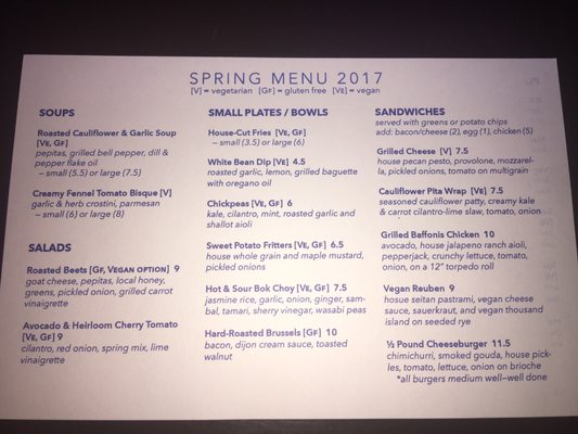 Menu photo 1 AS220 Food & Drink Providence, RI