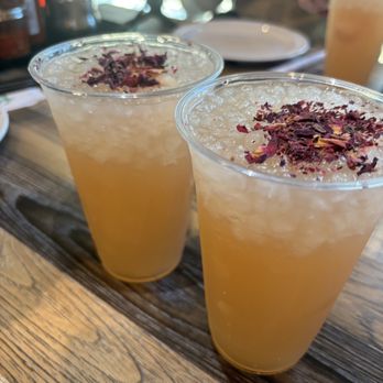 Fusion Corner - Lychees Rose Tea - Asian Fusion Near Me - Stanton, California