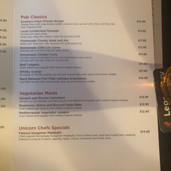 Unicorn Inn - Menu - Pubs Near Me - Ambleside, CMA Unicorn Inn - Menu - Pubs Near Me - Ambleside, CMA