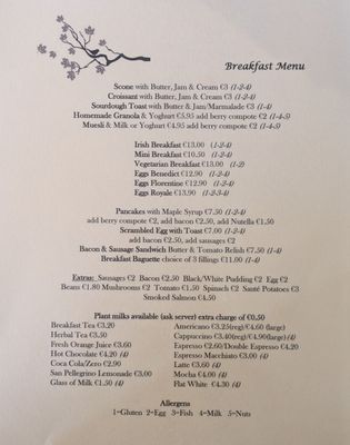 Menu photo 1 Tara's Tea Room Cork, CO Menu photo 1 Tara's Tea Room Cork, CO