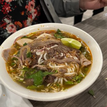 New Super Pho - Spicy beef noodle soup -Bun Bo Hue - Vietnamese Near Me - Duluth, Georgia