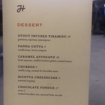 Haven Beer - Dessert menu - Brewpubs Near Me - Hamden, Connecticut