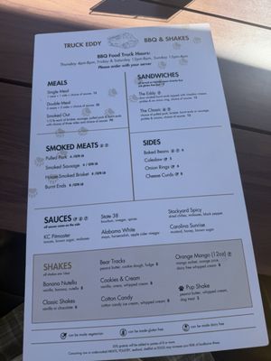 Menu photo 5 The Eddy Golden, CO Menu photo 5 The Eddy Golden, CO