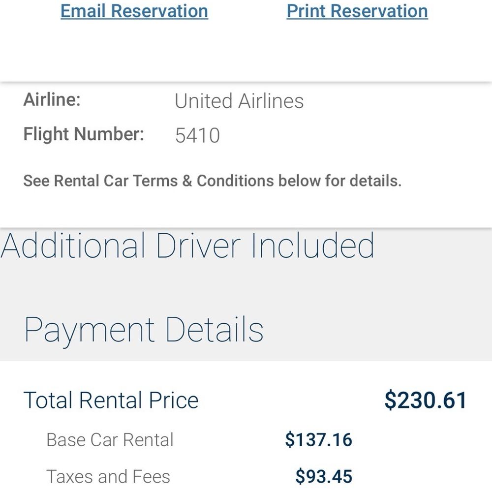 Budget Rent-A-Car - Price I was told I was renting the car for!!! - Car Rental Near Me - Reno, Nevada