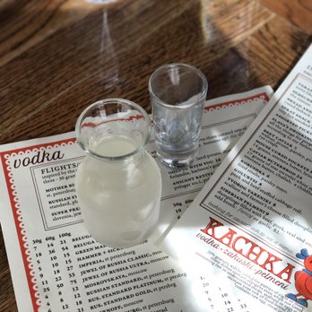 Kachka - Horseradish infused vodka. Must get. - Russian Near Me - Portland, Oregon