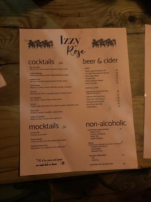 Menu photo 8 Izzy Rose Brooklyn, NY