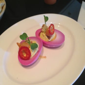 Finch & Fork - AWESOME deviled eggs!! Highly recommended! - New American Near Me - Santa Barbara, California Finch & Fork - AWESOME deviled eggs!! Highly recommended! - New American Near Me - Santa Barbara, California