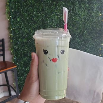 World Coffee House - Green Matcha Milk Tea - Coffee & Tea Near Me - Tracy, California