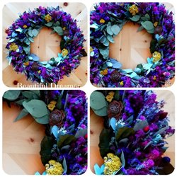 Debbie's Wreath Studio - "Beautiful Dreamer" Bright, vivid, beautiful
