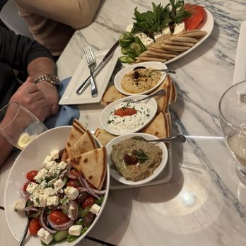 Greek Bistro - Feta Cheese Platter The Trio Bistro Salad - Greek Near Me - Glendale, California Greek Bistro - Feta Cheese Platter The Trio Bistro Salad - Greek Near Me - Glendale, California