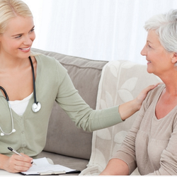 Unity First Hospice Care - Physicians collaborate with the patient's primary physician and are available for pain symptom management consultation.