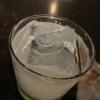 Rum Sugar Lime - Really nice extra large ice cube that his hand cut apparently - Cocktail Bars Near Me - Reno, Nevada