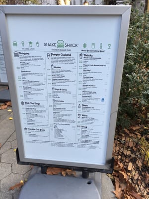 Menu photo 4 Shake Shack Madison Square Park New York, NY