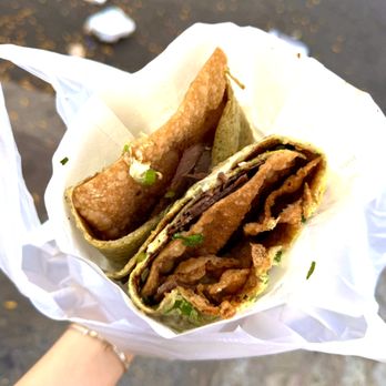 Eight Jane Food 秀八珍卤味 - Beef jianbing - Chinese Near Me - Flushing, New York