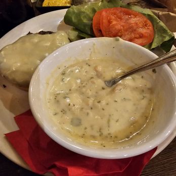 The Warming Hut - Cheeseburger with Swiss and Calm Chowder! YUM!!! - New American Near Me - Mammoth Lakes, California The Warming Hut - Cheeseburger with Swiss and Calm Chowder! YUM!!! - New American Near Me - Mammoth Lakes, California