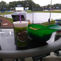 View from the Strike Zone seating, back row. Good view of the field! View from the Strike Zone seating, back row. Good view of the field!
