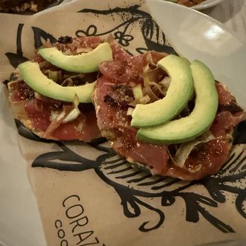 Corazon Cocina VTA - Tuna Tostada - Mexican Near Me - Ventura, California Corazon Cocina VTA - Tuna Tostada - Mexican Near Me - Ventura, California