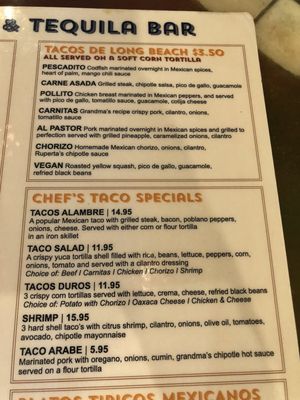Menu photo 3 Taqueria Long Beach, NY