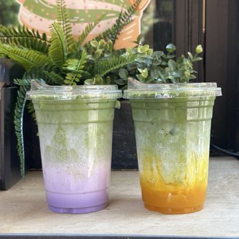 Ichigo Matcha - Taro matcha and mango matcha latte - Ice Cream & Frozen Yogurt Near Me - Denver, Colorado Ichigo Matcha - Taro matcha and mango matcha latte - Ice Cream & Frozen Yogurt Near Me - Denver, Colorado
