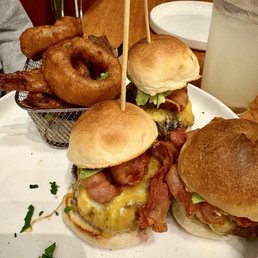 Sliders were very good. Onion rings were delicious. Sliders were very good. Onion rings were delicious.