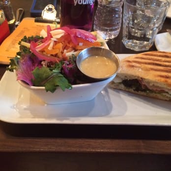 Postino Annex - Turkey Panini & Hannah's Field salad - Wine Bars Near Me - Tempe, Arizona