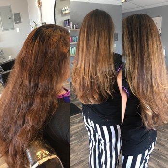 Wild & Free Hair Studio - This is a before and after of my balayage. Absolutely my love with it! - Hair Salons Near Me - Paso Robles, California Wild & Free Hair Studio - This is a before and after of my balayage. Absolutely my love with it! - Hair Salons Near Me - Paso Robles, California