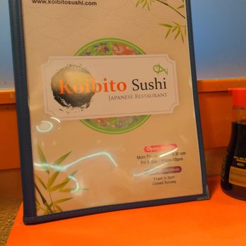 Koibito Japanese Restaurant - Menu cover. - Japanese Near Me - Olympia, Washington Koibito Japanese Restaurant - Menu cover. - Japanese Near Me - Olympia, Washington