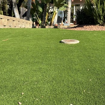 GTP Design & Build - Sewer clean out protrudes over 1" above the turf. - Landscaping Near Me - Lemon Grove, California