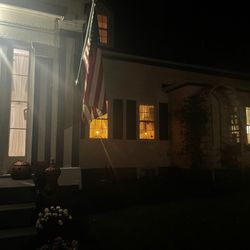 The inn at night