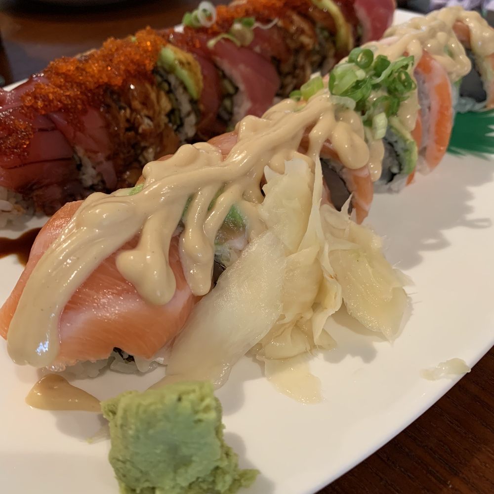 Sushi O Sushi - Jimbo Sushi Roll , Salmon Sesame Sushi Roll - Sushi Bars Near Me - Santa Clara, California Sushi O Sushi - Jimbo Sushi Roll , Salmon Sesame Sushi Roll - Sushi Bars Near Me - Santa Clara, California