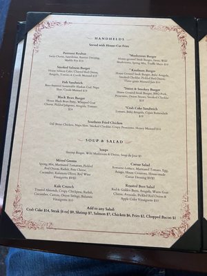 Menu photo 4 Kaufman Tavern Zelienople, PA