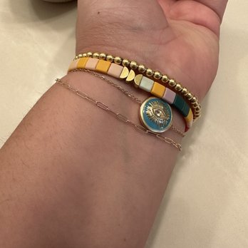 4Ever Layered - 14k solid gold in paperclip stacked - Jewelry Near Me - Glendora , California