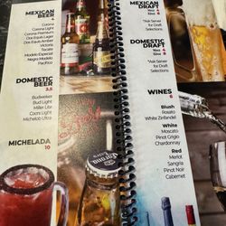 Los Parrilleros - Drink menu