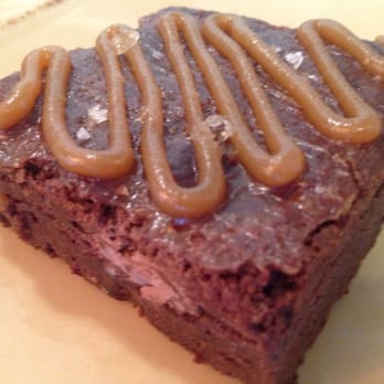 Urban Plates - Salted Caramel Brownie - New American Near Me - Brea, California