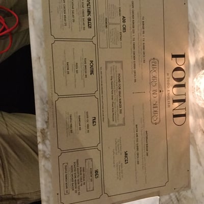 Menu photo 5 Pound By Todd English Taguig, NCR