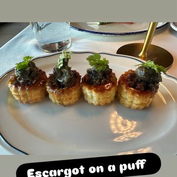 Bar Boheme - Escargot on a puff pastry - French Near Me - Las Vegas, Nevada