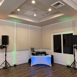 Dj set up for tonight clean and fresh