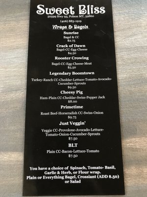 Menu photo 2 Sweet Bliss Polson, MT Menu photo 2 Sweet Bliss Polson, MT