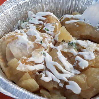 Babushka Pierogies Window - a bowl of food - Ukrainian Near Me - Cincinnati, Ohio Babushka Pierogies Window - a bowl of food - Ukrainian Near Me - Cincinnati, Ohio