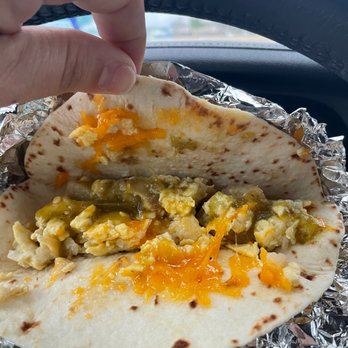 La Popular Mexican Restaurant & Bakery - Potatoe, egg and cheese taco - Mexican Near Me - Converse, Texas