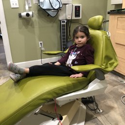 Getting ready to get her 1st tooth out.