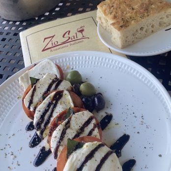 Zio Sal - Caprese and focaccia bread - Italian Near Me - Redmond, Washington