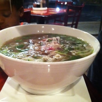Pho Nom Nom - This is the super large bowl my hubby got! He managed to finish it. I was shocked. The pic doesn't really do the size justice. - Vietnamese Near Me - Rockville, Maryland Pho Nom Nom - This is the super large bowl my hubby got! He managed to finish it. I was shocked. The pic doesn't really do the size justice. - Vietnamese Near Me - Rockville, Maryland