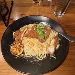 Angel Crab + fried chicken!!!!! HOLY moly. Order this !!!!