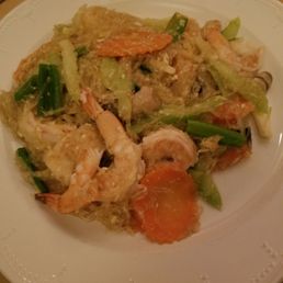 Pad woon sen - shrimp