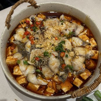 Jiang Nan Wok - Slices fish fillet with tofu in mapo sauce ($38.99) - Chinese Near Me - Richmond, British Columbia