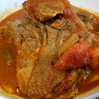 Ishtar Restaurant - Tashreeb Bamyeh (Okra) with lamb - Halal Near Me - Sterling Heights, Michigan